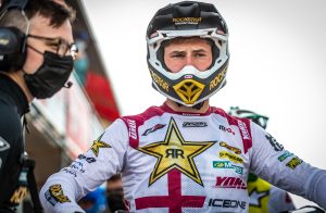 Arminas Jasikonis beim MXGP von Lettland im Jahr 2021.