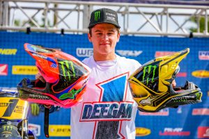 Haiden Deegan startet bei seinem WSX Debüt auf einer 450er.