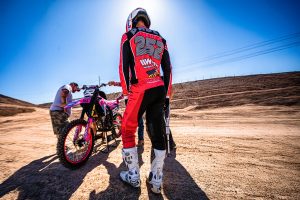 Paul Bloy beim Training mit dem CDF Racing Team