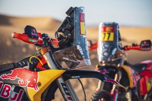 Die RedBull Factory Racing KTM der Dakar 2026.