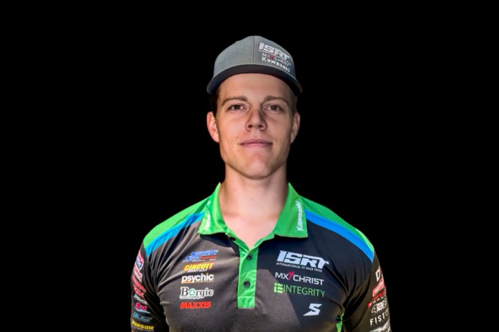 Cornelius Toendel in Bekleidung des Kawasaki Teams ISRT