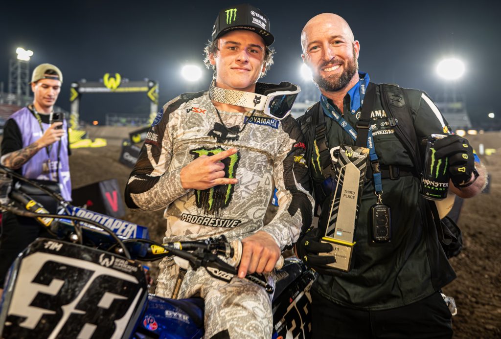 Haiden Deegan konnte sich nach dem Kupplungswechsel über Platz 3 bei der WSX in Argentinien freuen.