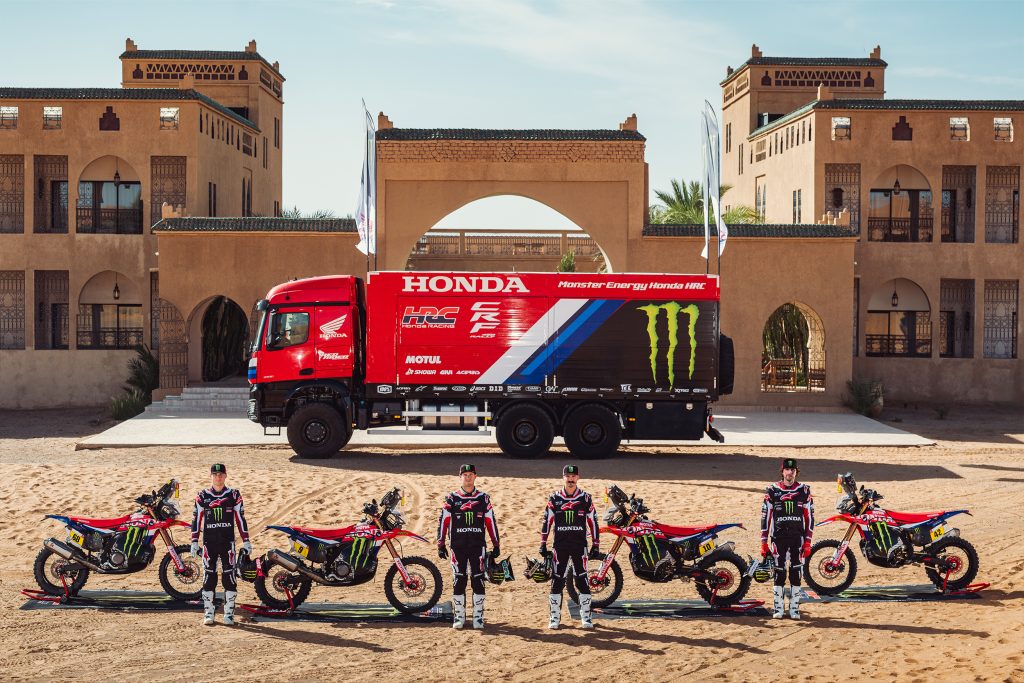 Monster Energy Honda HRC Team 2026 in ihrem natürlichen Habitat