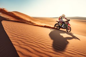 Tosha Schareina war auf Etappe 9 der Dakar 2026 der Schnellste.