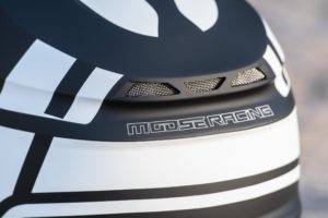 Moose Racing F.I. Session Motocross Helm - Black/White - Lüftung