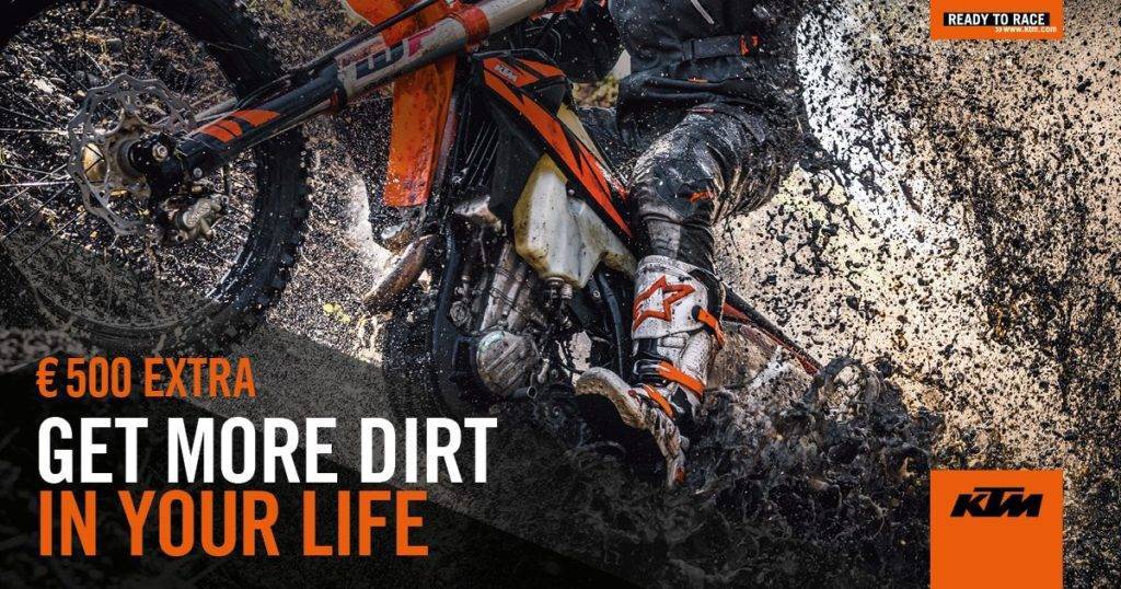 GET MORE DIRT IN YOUR LIFE / Foto: KTM
