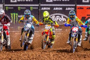 Marcel Stauffer beim Start der EMX250 in Maggiora