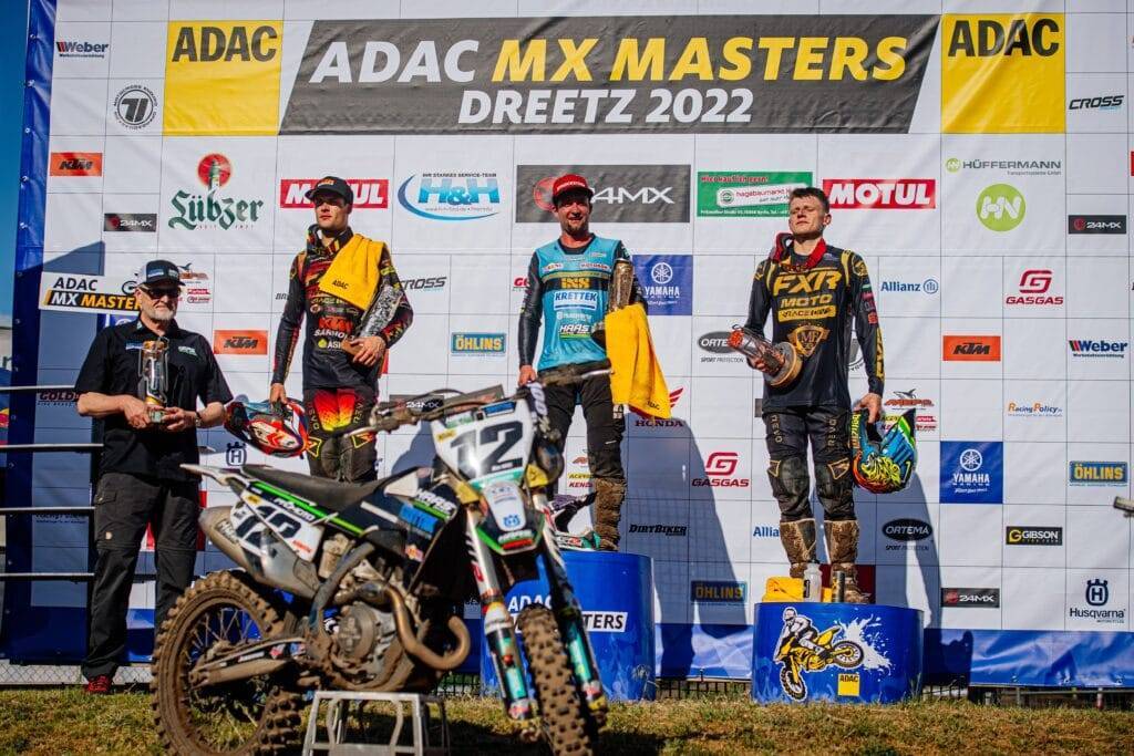 Siegerehrung beim ADAC MX Masters