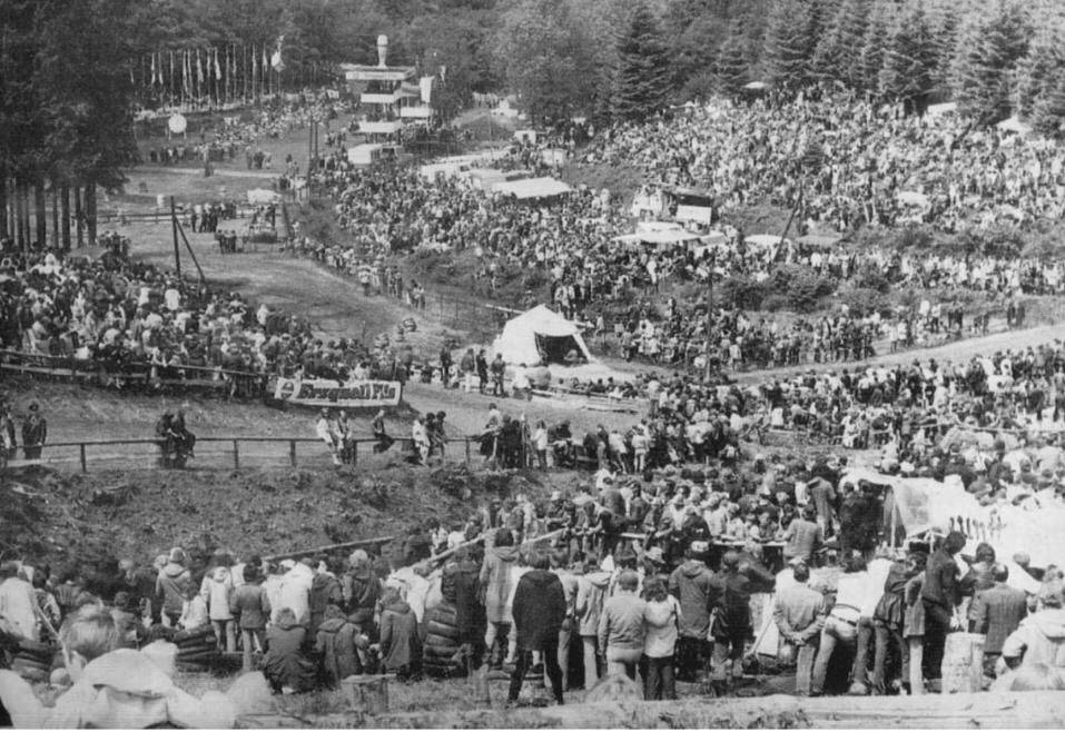 Weltmeisterschaftslauf auf dem Bielsteiner Waldkurs 1952