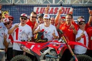 Jett Lawrence gewinnt Lucas Oil Pro Motocross 250 Meisterschaft