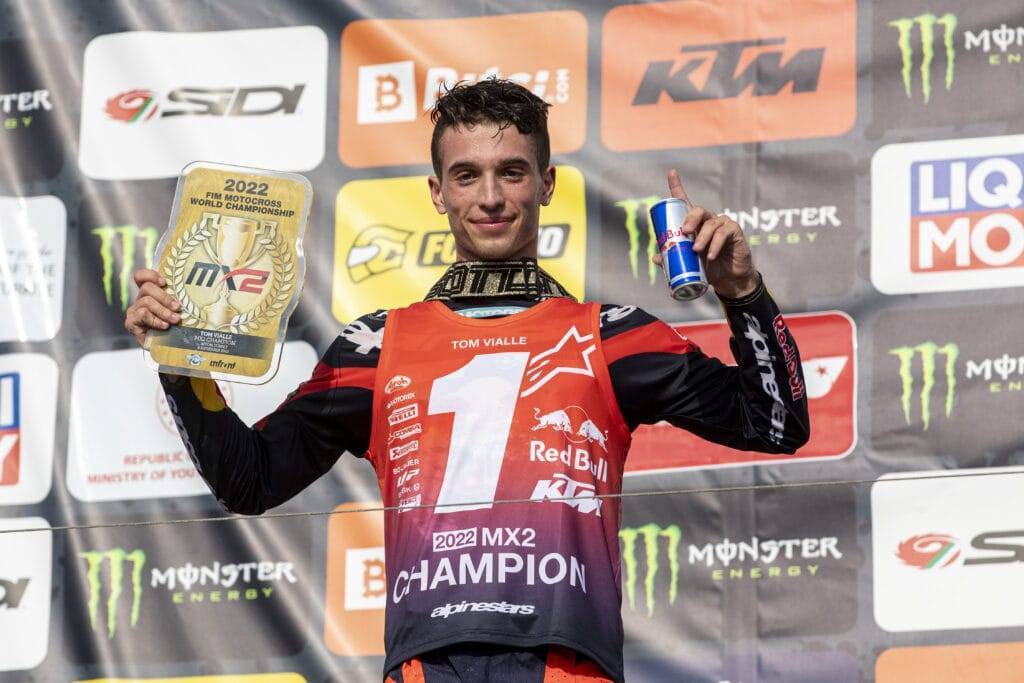Tom Vialle ist zum zweiten Mal MX2 Weltmeister