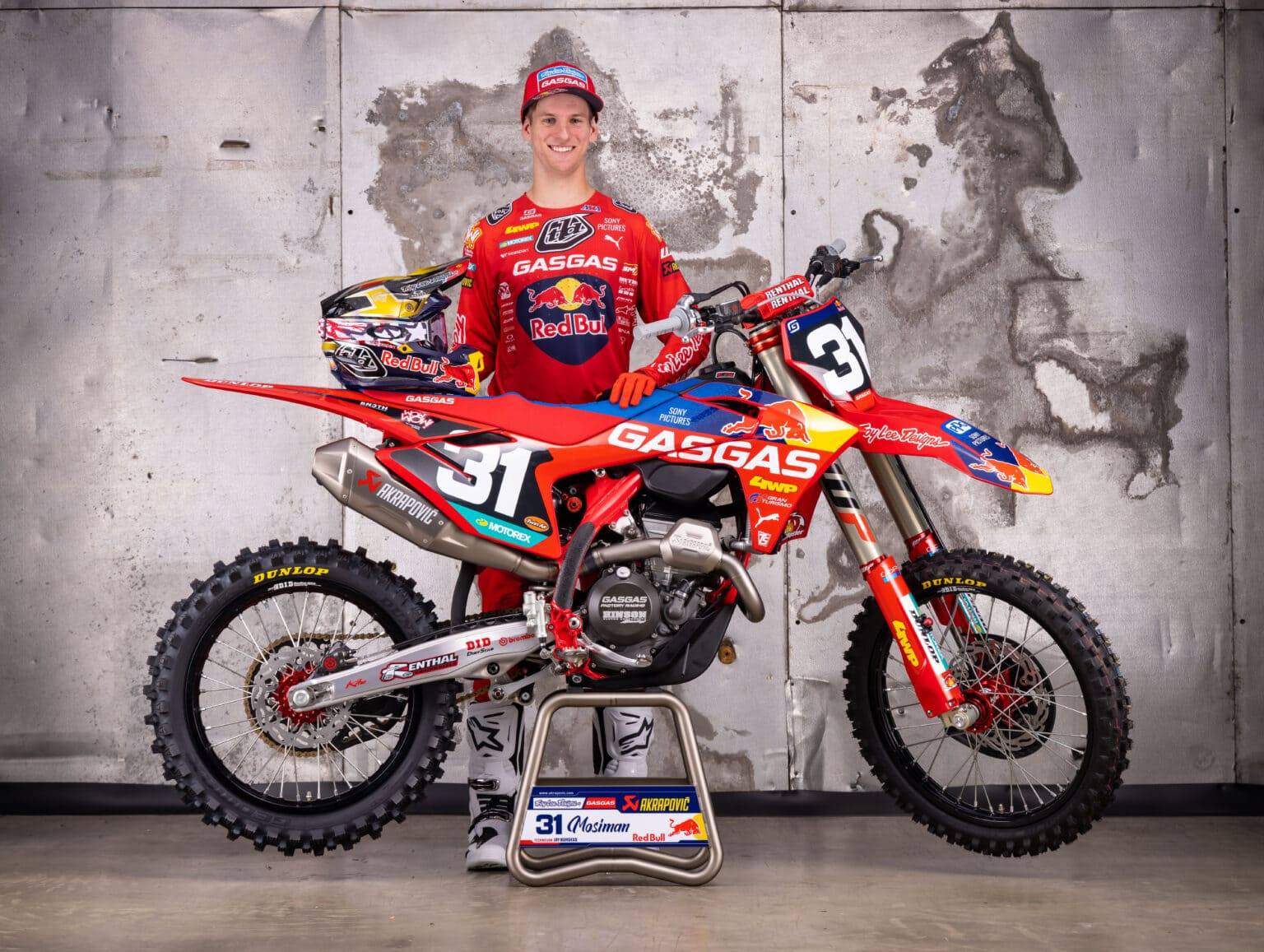 Troy Lee Designsred Bullgasgas Factory Racing Team 2023 3808