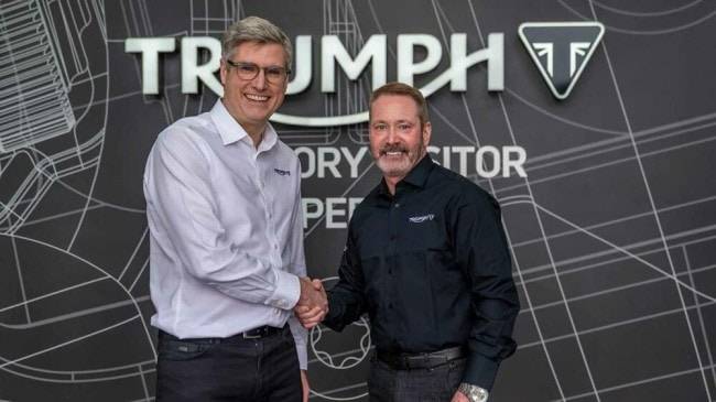 Triumph Racing Nick Bloor und Bobby Hewitt