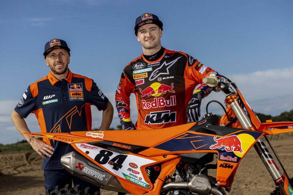 Tony Cairoli and Jeffrey Herlings 2023 Red Bull KTM