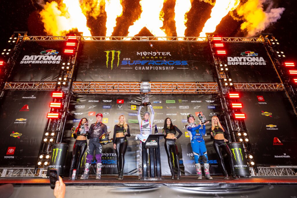 Podium Daytona Supercross 250SX  / Foto: Feld Entertainment