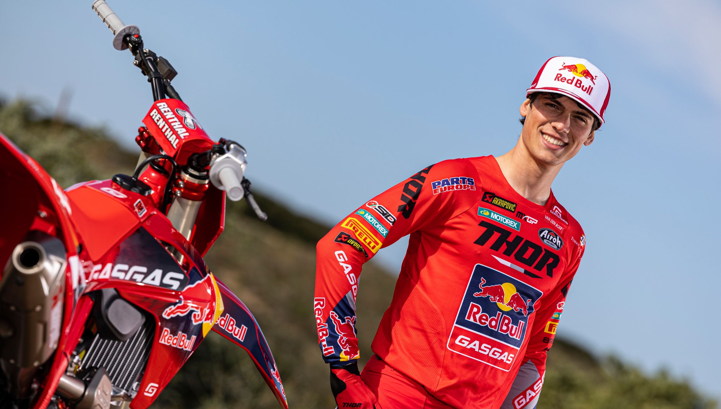 Prado zum ersten Mal mit Red Plate in der MXGP Klasse