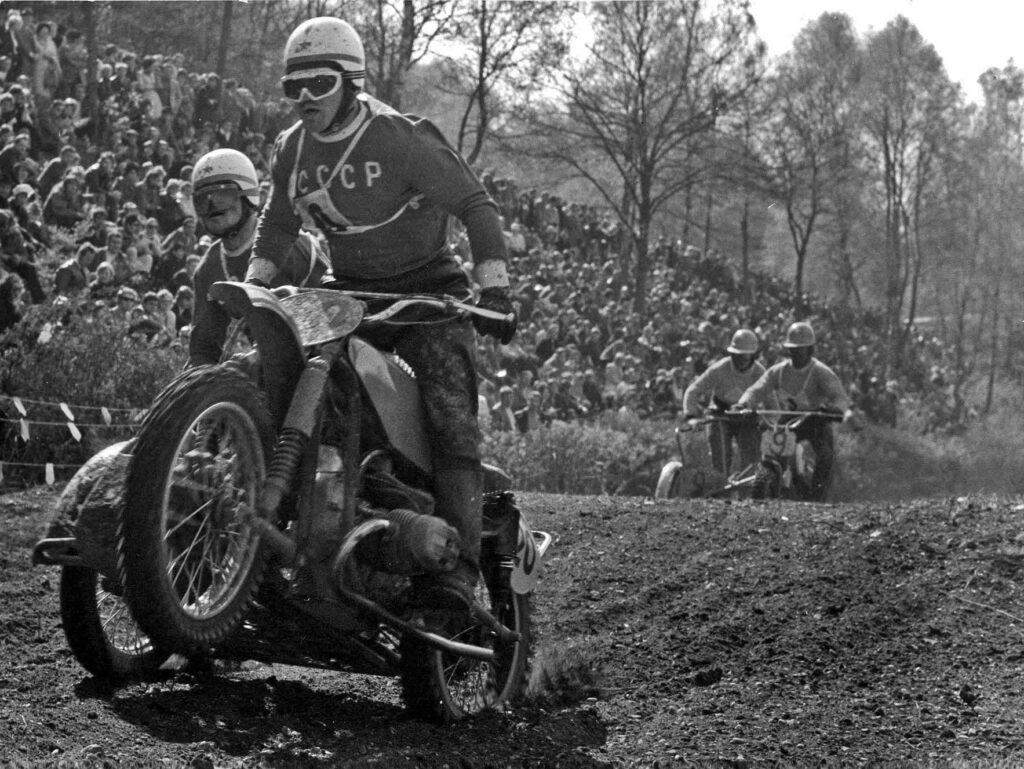 Beim ersten Seitenwagenrennen 1971 wurde gleich ein Europameisterschaftslauf organisiert.