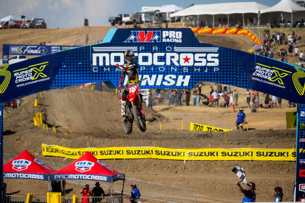 Jett Lawrence gewinnt das Pro Motocross Hangtown Classic 2023