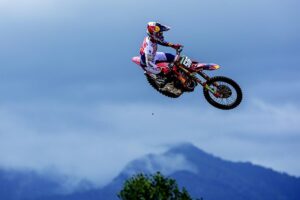 Simon Längenfelder schaffte es beim MXPG Lombok auf das Podium / Foto: JPA