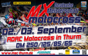 Ergebnisse der DM Thurm - Deutsche Motocross Meisterschaft 2023