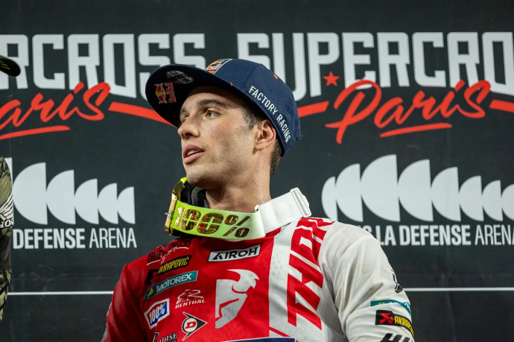 Tom Vialle über seinen verpassten Sieg beim Supercross Paris 2023.