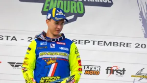 Jeremy Sydow gewann 2023 die französische Enduro-Meisterschaft in der Klasse J2.