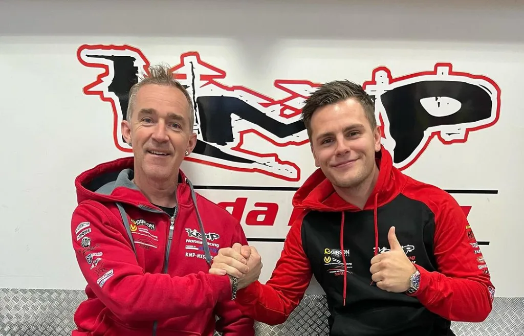 Davy Pottes und Edwards Bidzans verstärken das KMP Honda Team für die Saison 2024.