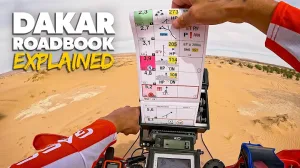 Ein Dakar-Roadbook erklärt von Sam Sunderland.