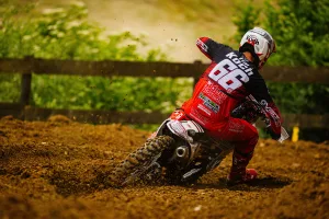 Deutsche Motocross Meisterschaft OPEN Titelverteidiger Tim Koch