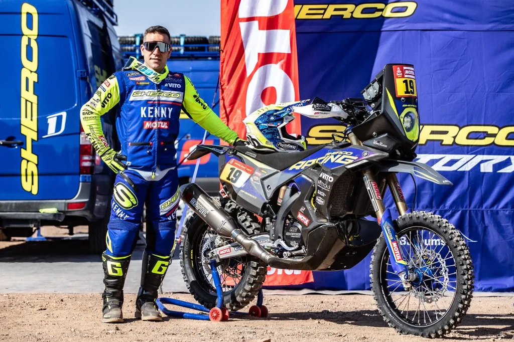 Rui Goncalvez mit seiner Dakar-Sherco.