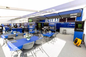 Das Yamaha Factory Zelt gehört auch 2024 zur MXGP Weltmeisterschaft.