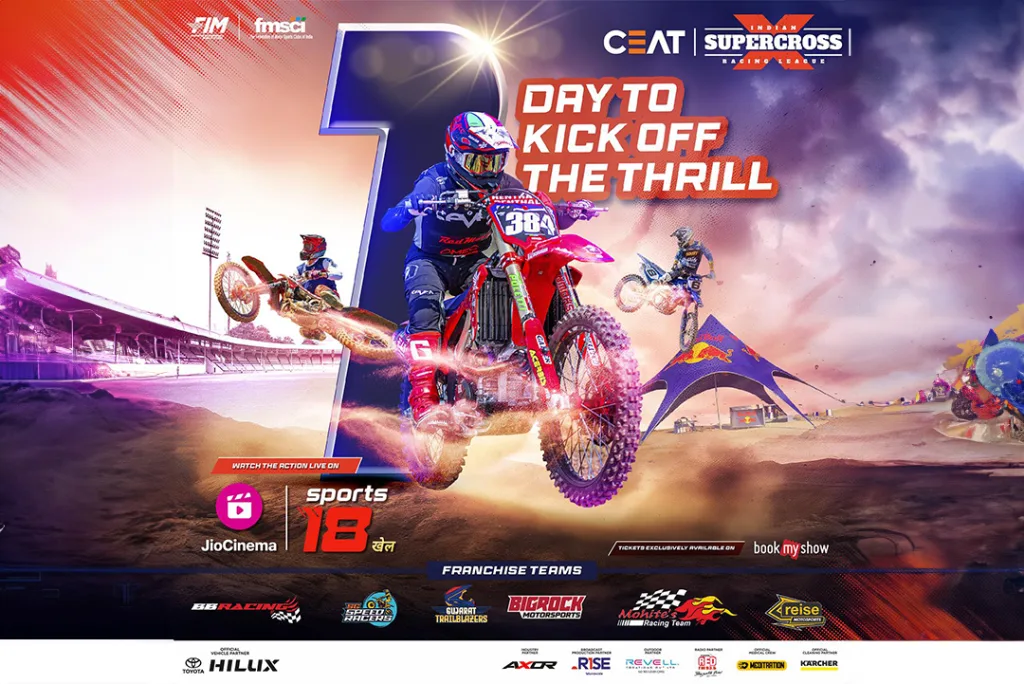 Indian Supercross Racing League - Livestream nur für Indien