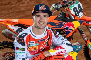 Jeffrey Herlings war beim KTM Fotoshootings recht entspannt.