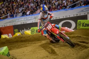 Jett Lawrence war beim Supercross Saint Louis noch in der 250SX Klasse unterwegs.