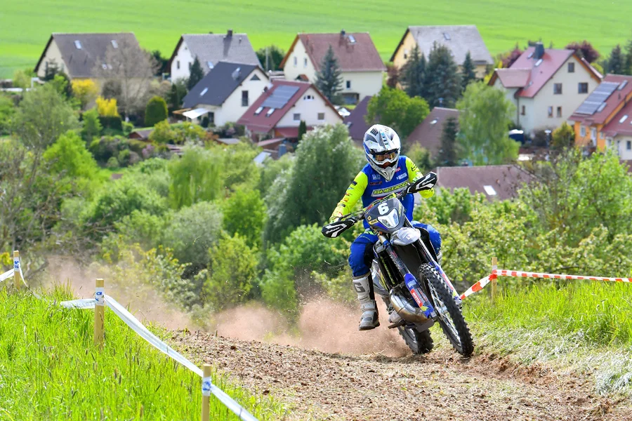 Jeremy Sydow auf seiner Sherco