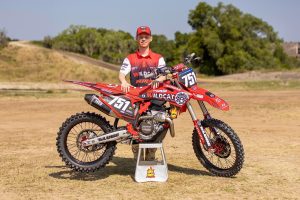 Evan Ferry wird 2024 seine erste Pro Motocross Saison als Profi absolvieren. Foto: Wild Cat Race Team