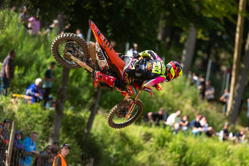 Beim ADAC MX Masters Bielstein sorgte Noah Ludwig mit seinen Sprüngen für jede Menge Action.