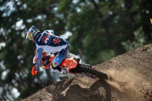 Jeffrey Herlings verlor beim MXGP of Sweden zehn Punkte auf die Spitze.