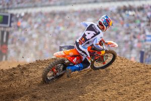 Chase Sexton bei dem SMX Runde in Fort Worth, Texas.