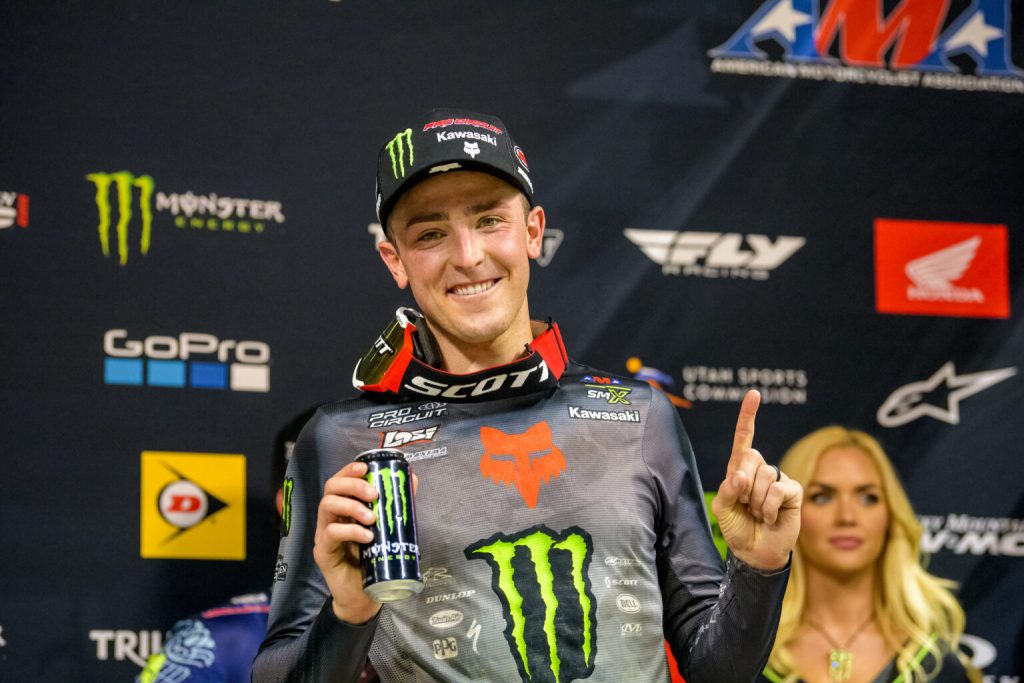 Cameron McAdoo bleibt auch 2025 beim Pro Circuit Kawasaki Team