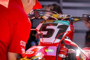 Justin Barcia´s Gasgas MC450F ziert seit Jahren die Nummer 51.