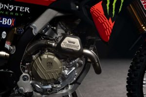 Die Ducati Desmo 450 MX in der Prototypen-Version.