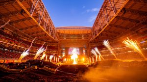 Das State Farm Stadium der Arizona Cardinals lädt zum Triple Crown Glendale ein.