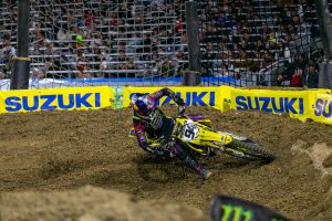 Ken Roczen - Hier noch mit weissem Numberplate unterwegs, wird beim Rennen in Glendale das Red Plate an seiner Suzuki haben