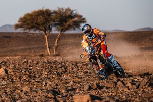 Daniel Sanders gewann auch die siebte Etappe der Dakar Rallye 2025.