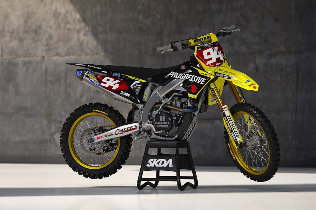 Die Suzuki von Ken Roczen trägt in Glendale das Red Plate