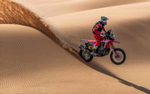 Kevin Benavides gewinnt Etappe 8 der Dakar Rallye 2025.