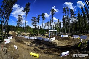 Der MXGP von Spanien wird auf dem von Bäumen gesäumten Track von Lugo ausgetragen.