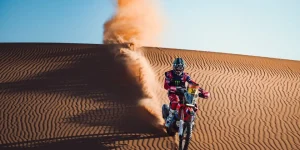 Skyler Howes ist nun Verfolger des Dakar Führenden Sanders.