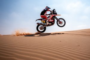 Jose Ignacio CORNEJO Florimo belegte auf seiner Hero bei der neunten Etappe der Dakar 2025 Platz 5.